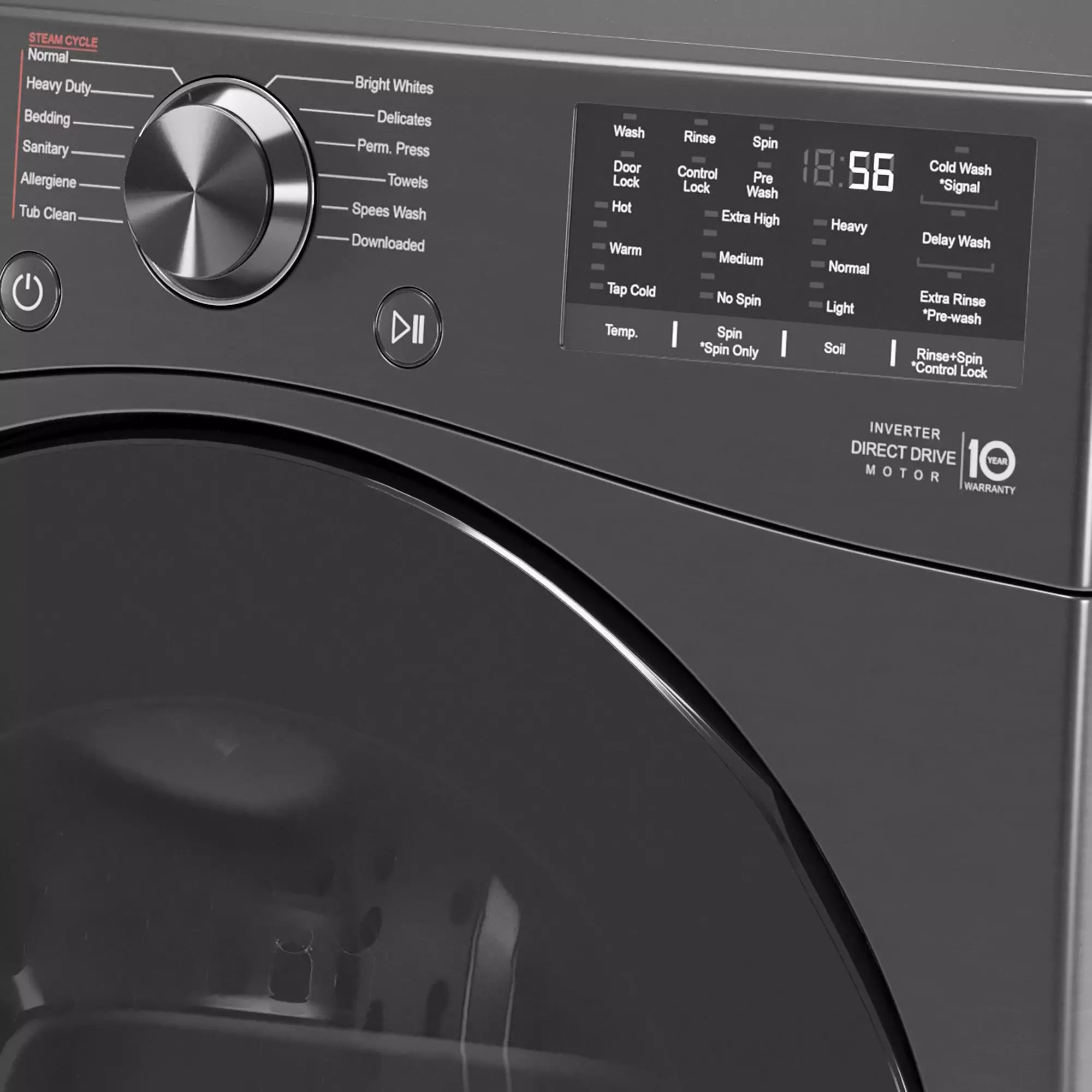 LG washing machine 3D model_5