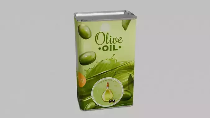 Square Aluminium Oil can tin