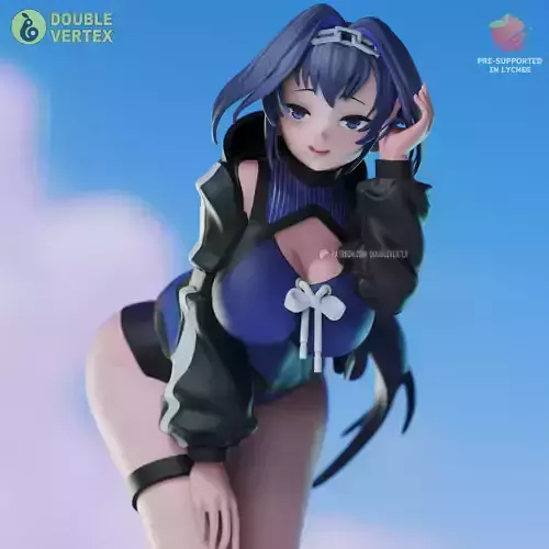 Ouro Kronii Summer Outfit - HololiveEN Vtuber Figure