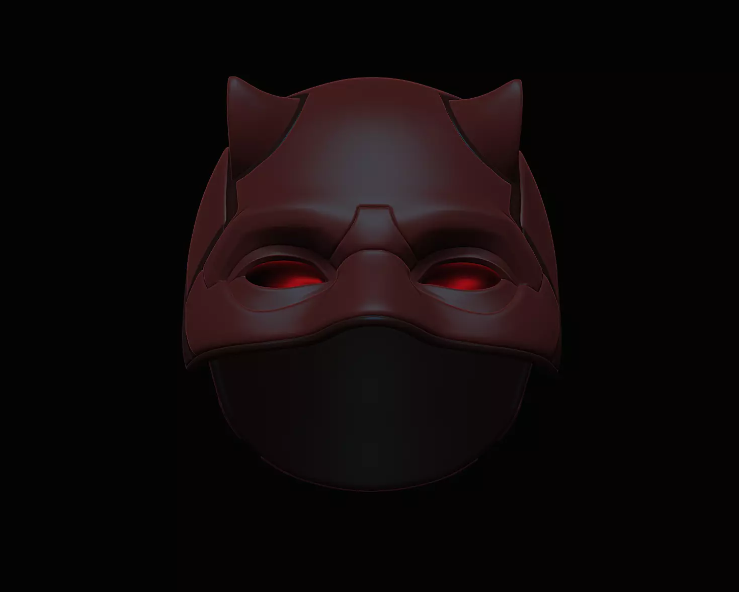 Daredevil mask for 3d printing 3D print model_7