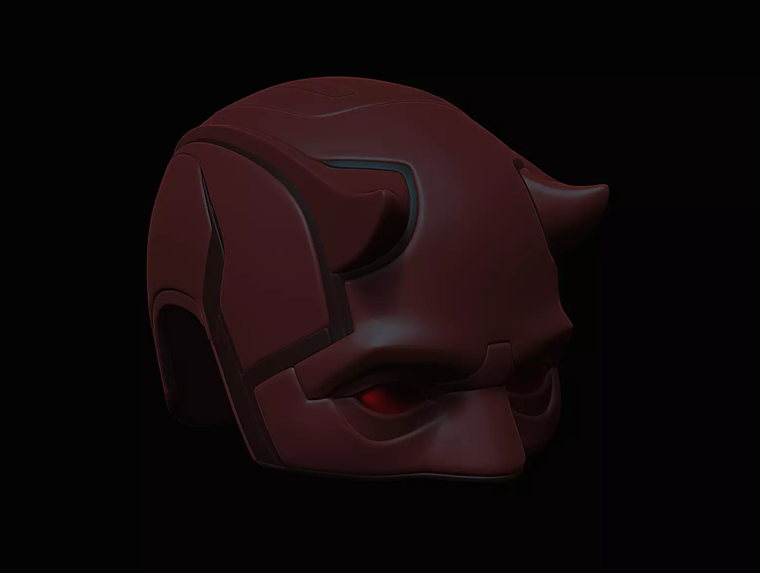 Daredevil mask for 3d printing 3D print model_0