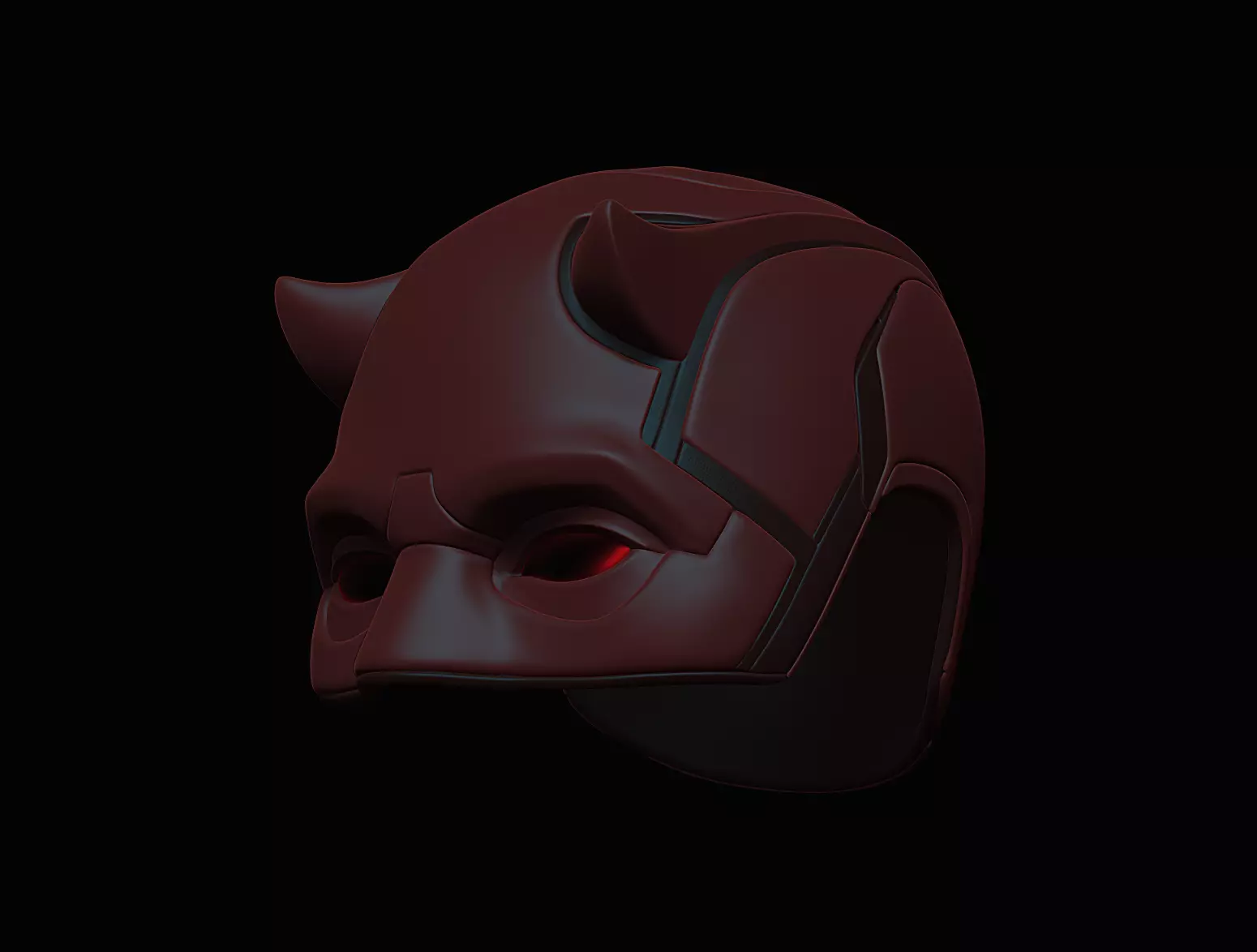 Daredevil mask for 3d printing 3D print model_5