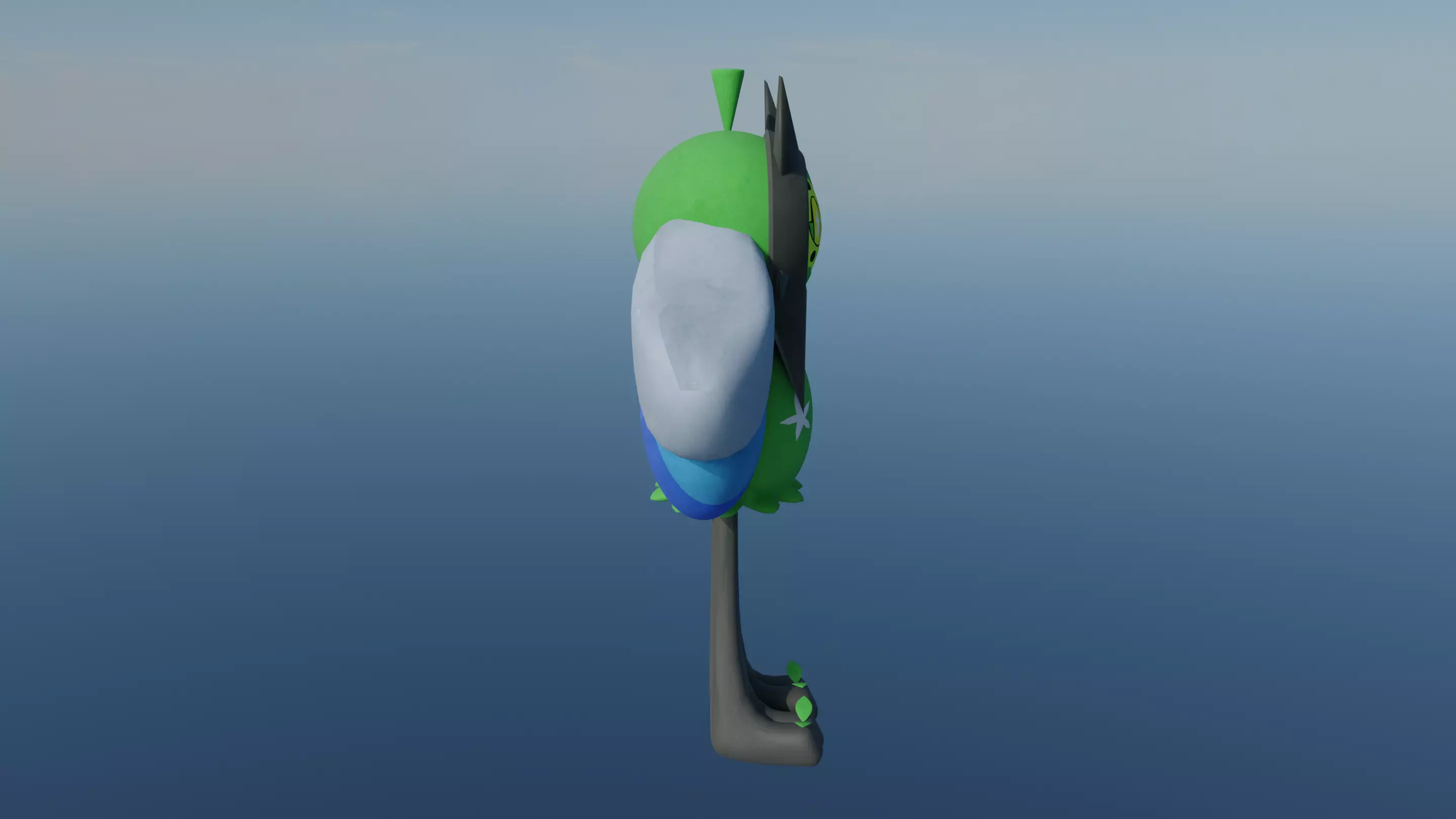 Pokemon Ogerpon Wellspring Mask and Shiny Version 3D model_6