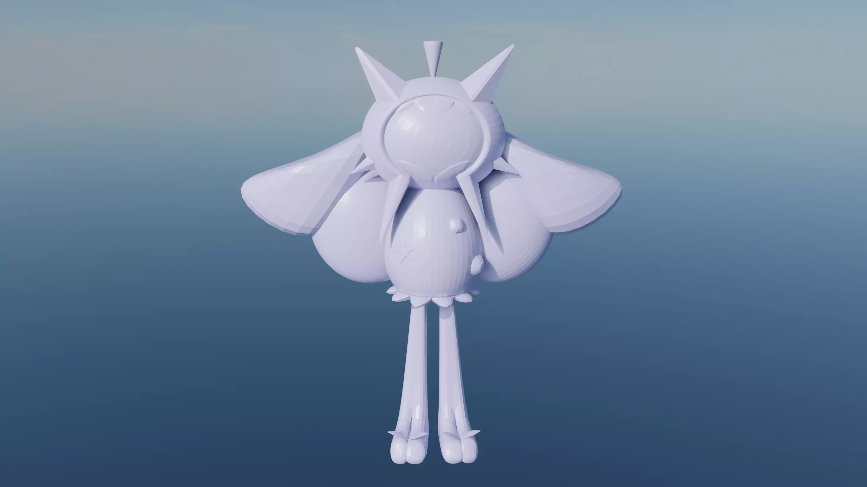 Pokemon Ogerpon Wellspring Mask and Shiny Version 3D model_3