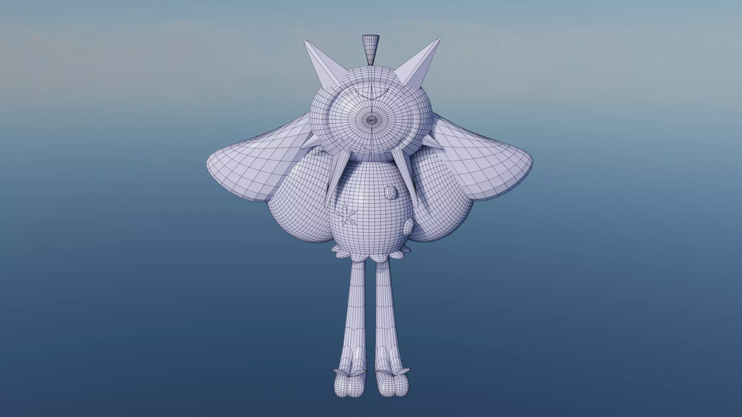 Pokemon Ogerpon Wellspring Mask and Shiny Version 3D model_4