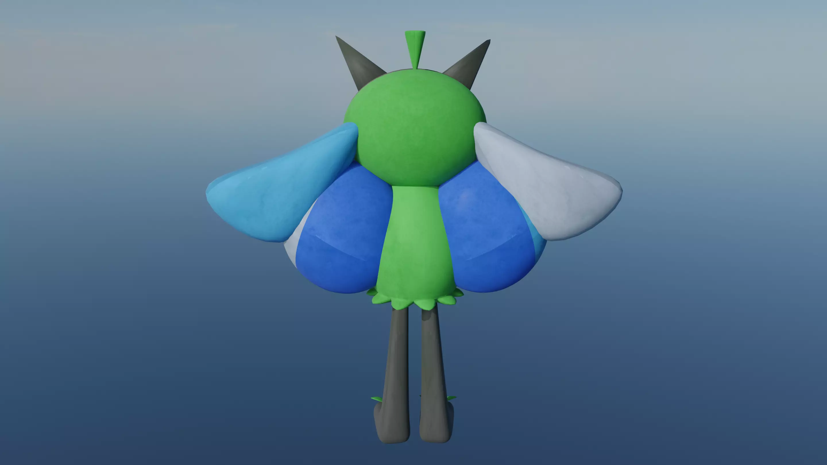 Pokemon Ogerpon Wellspring Mask and Shiny Version 3D model_10