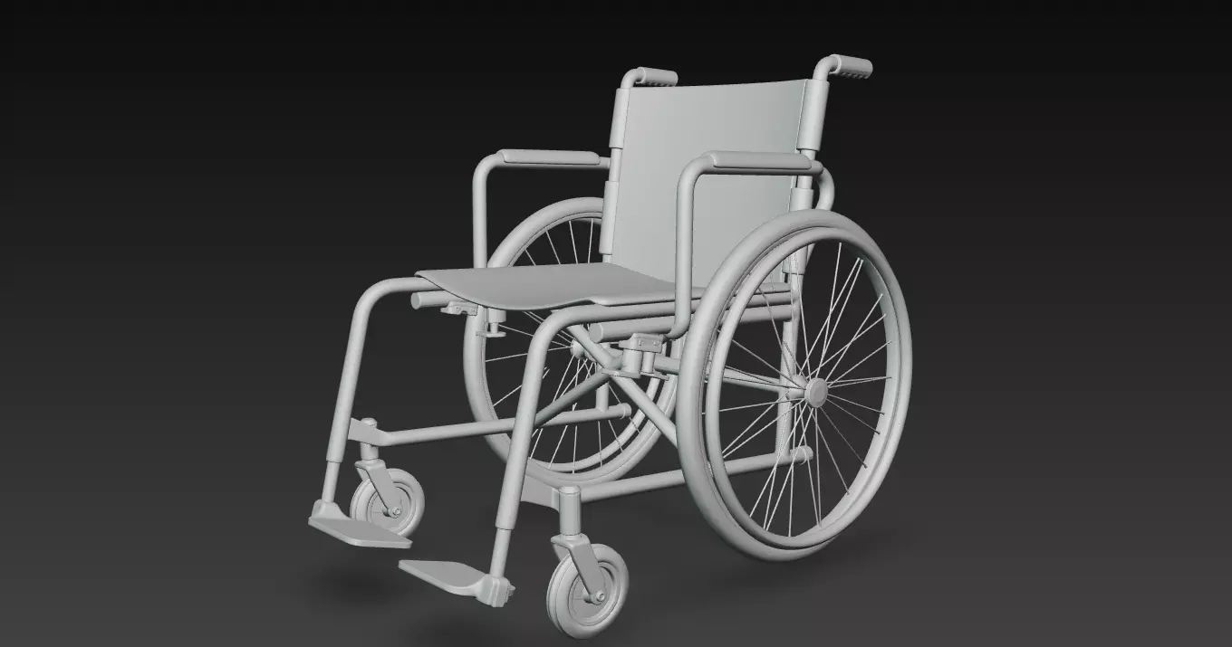 Medical Equipment 6 Models Low-poly 3D model_25