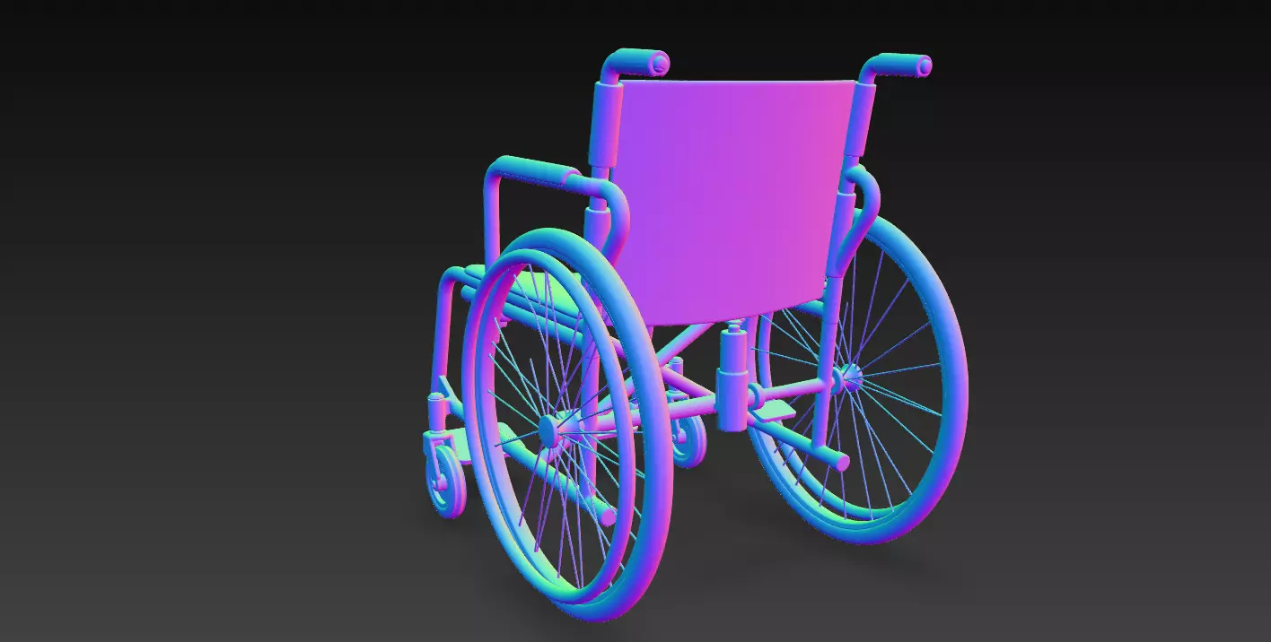 Medical Equipment 6 Models Low-poly 3D model_28