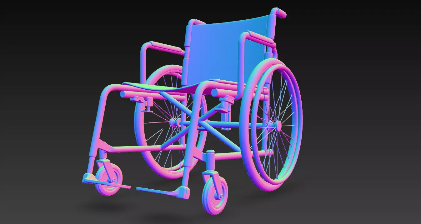 Medical Equipment 6 Models Low-poly 3D model_27