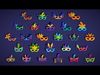 26 Carnival Feather Masks Pack 1 -Stylized  Kids Party Mask Low-poly 3D model_1
