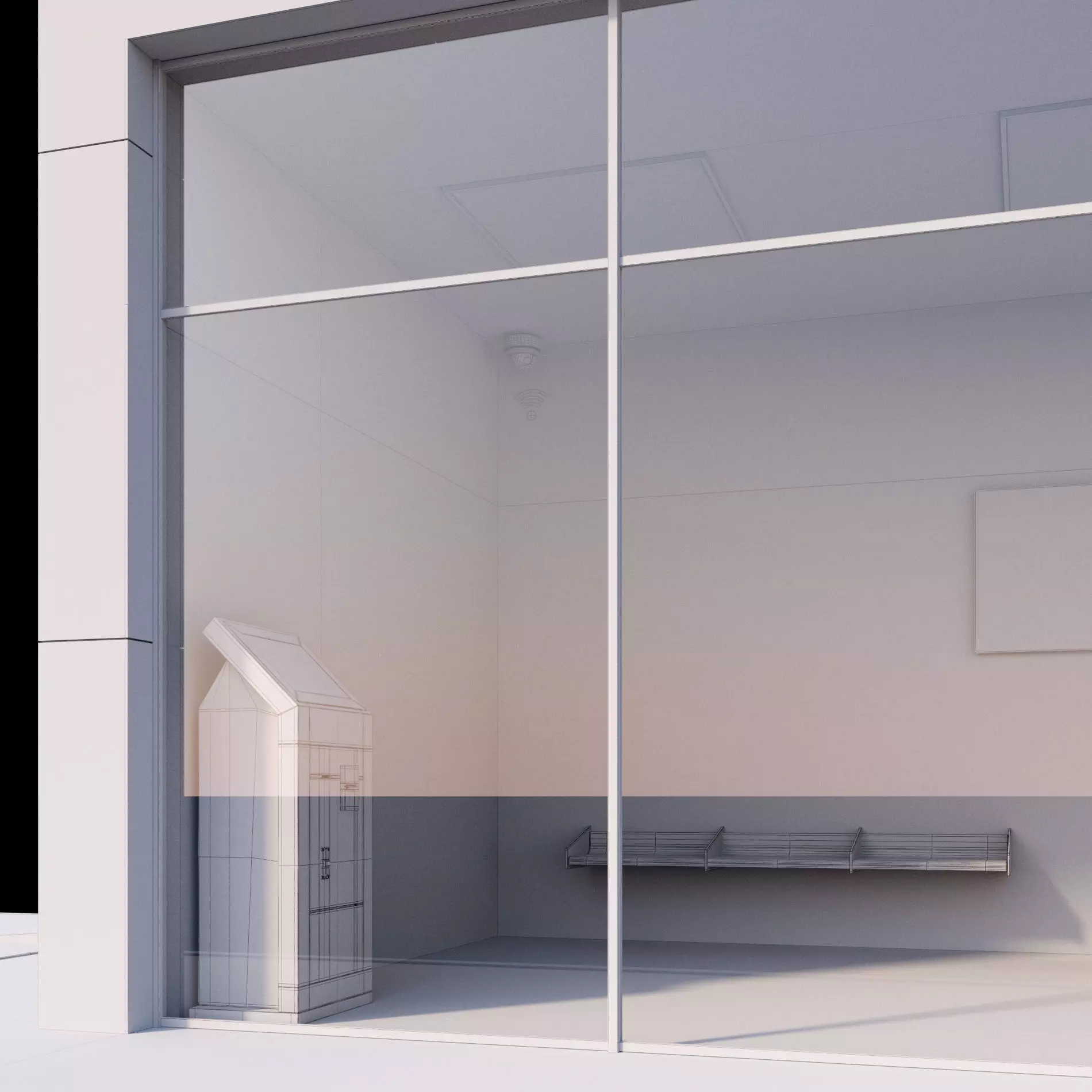 Bus station 3D model_24