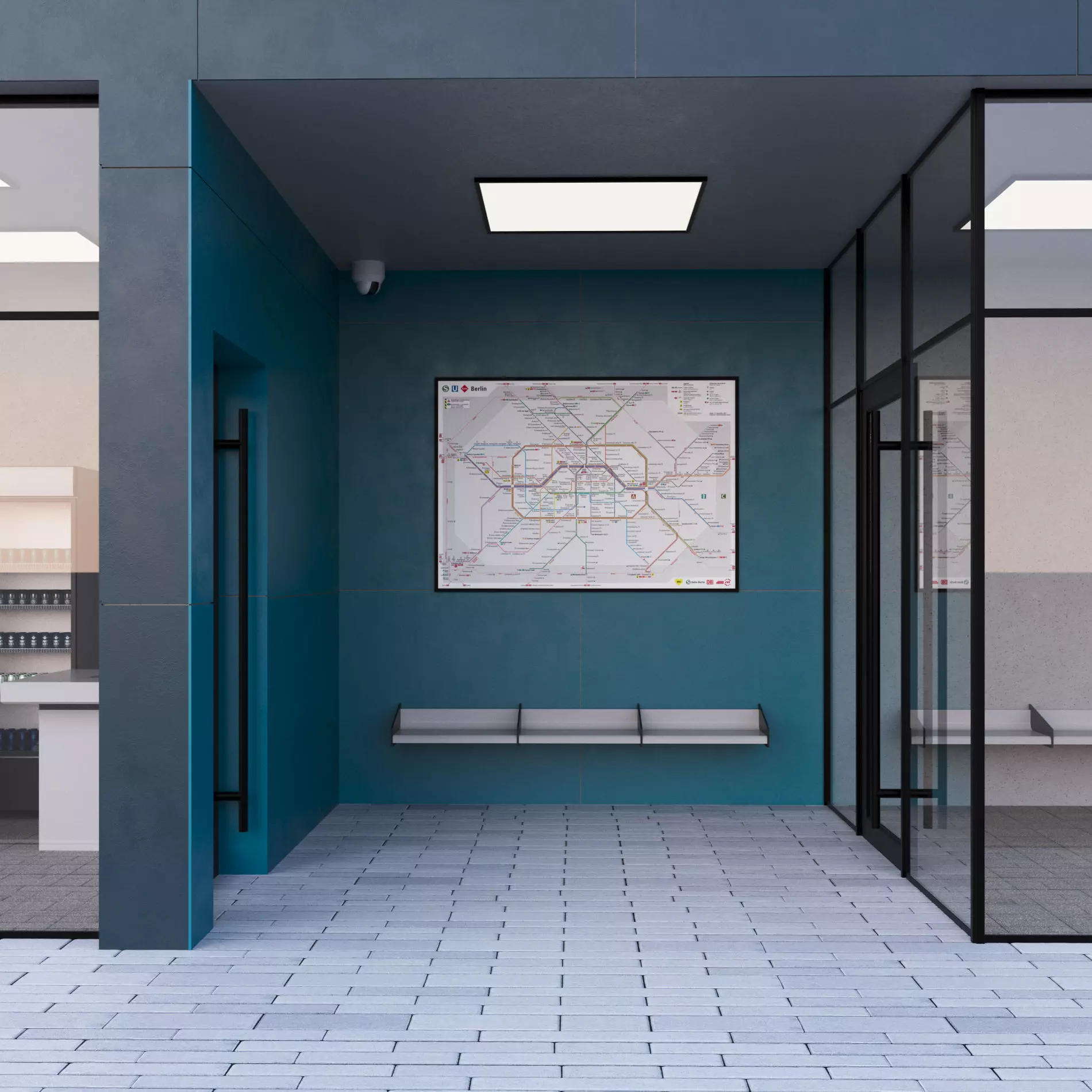 Bus station 3D model_21