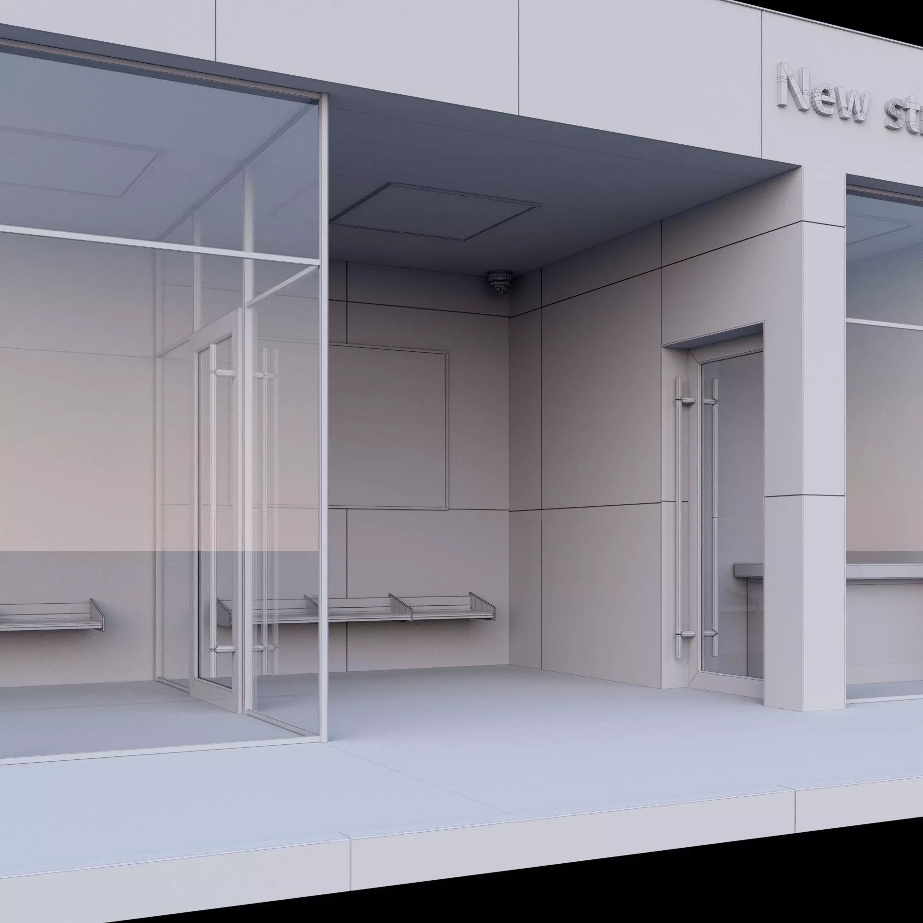 Bus station 3D model_20