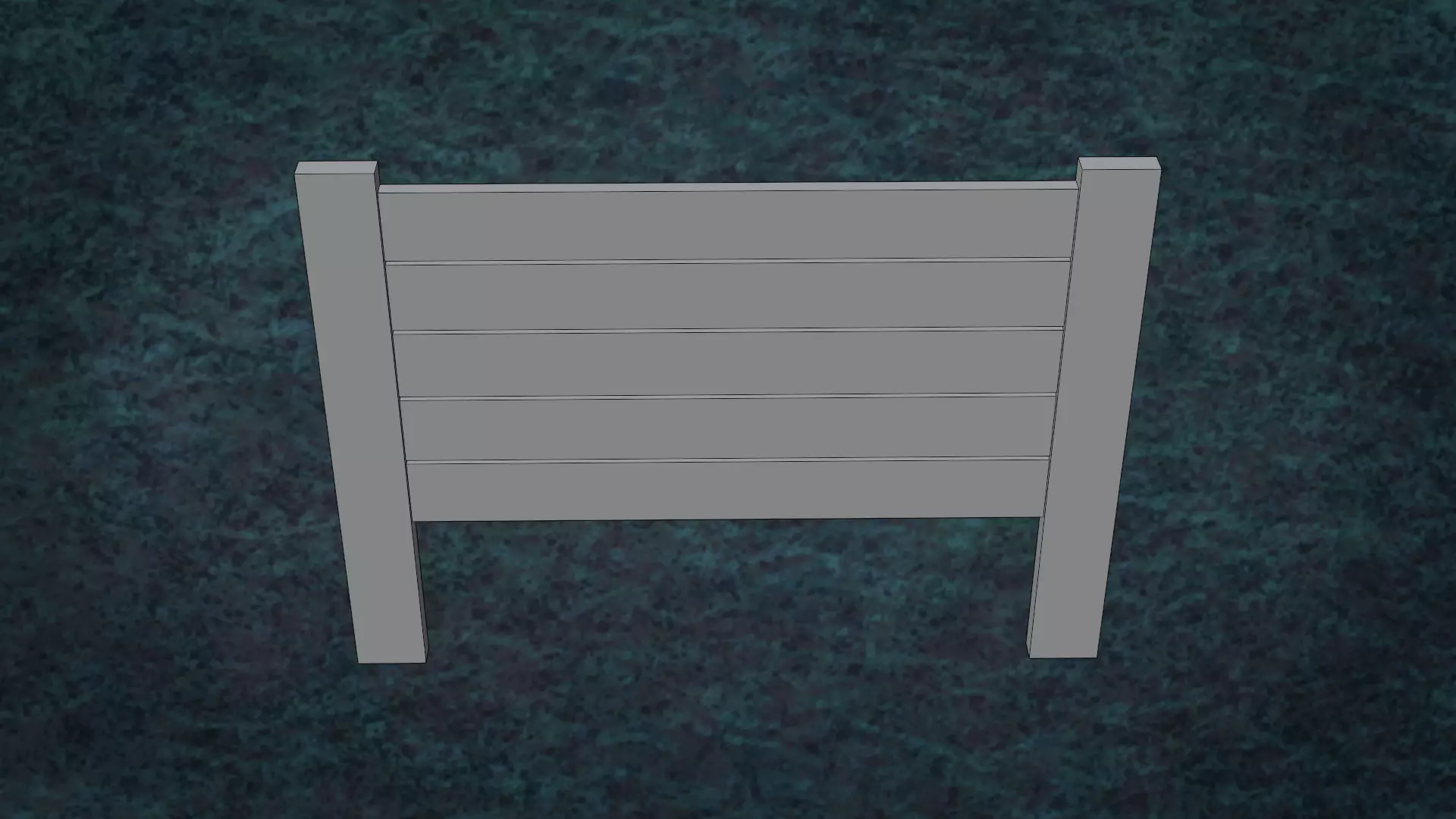 Barricades Defences Series Wall Wooden Line N1-6 G1 3D model_24