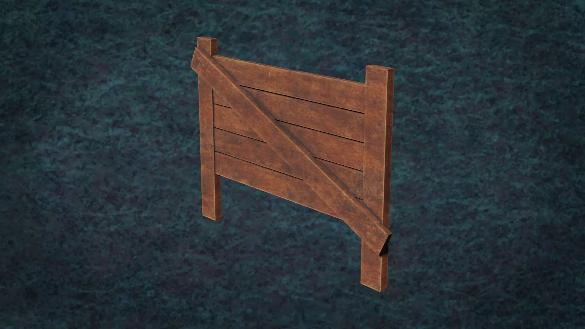 Barricades Defences Series Wall Wooden Line N1-6 G1 3D model_16