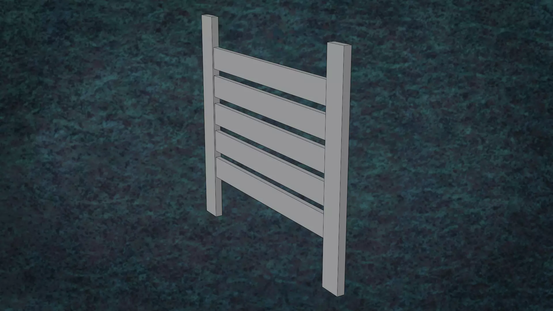 Barricades Defences Series Wall Wooden Line N1-6 G1 3D model_29