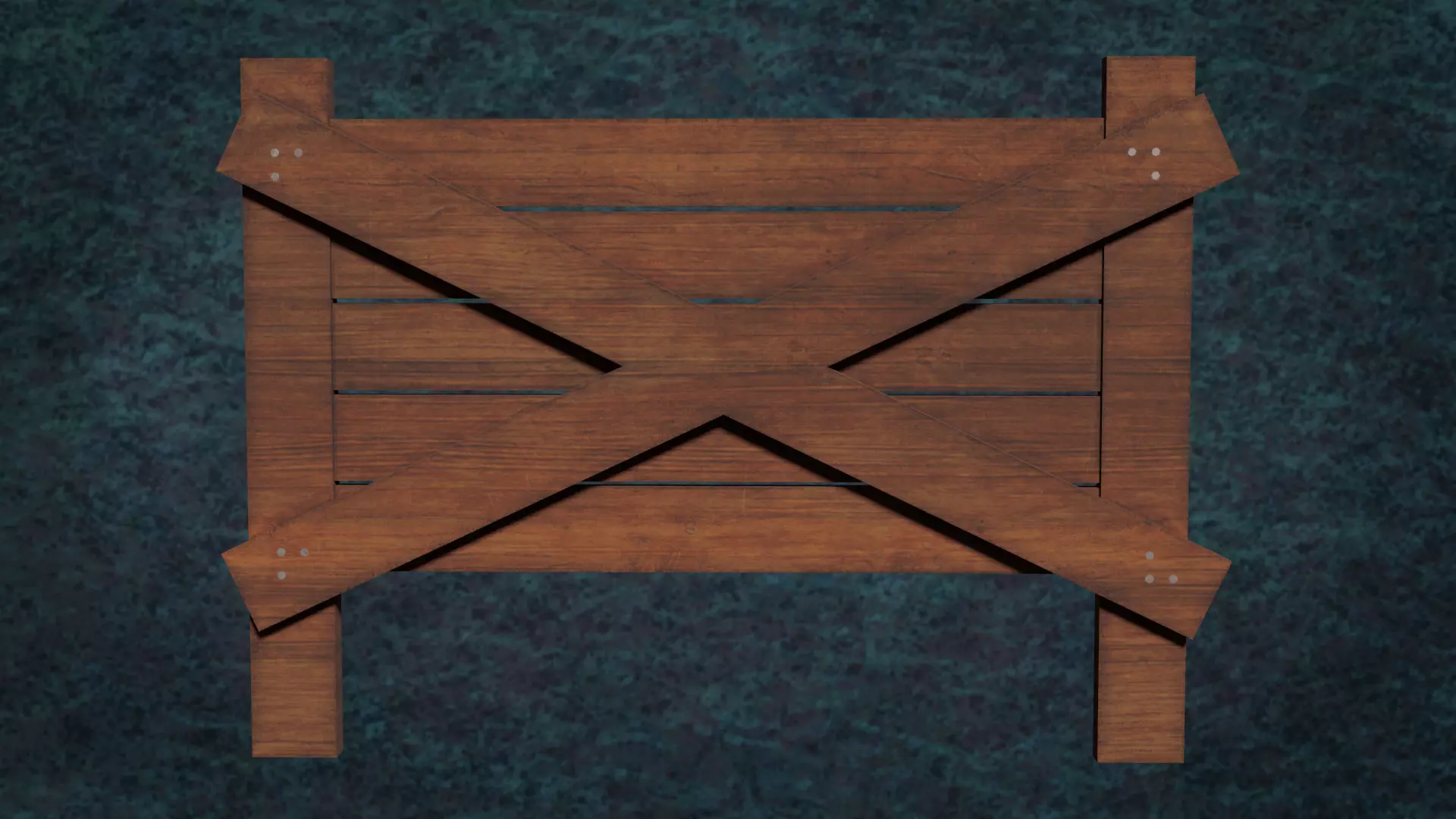 Barricades Defences Series Wall Wooden Line N1-6 G1 3D model_2