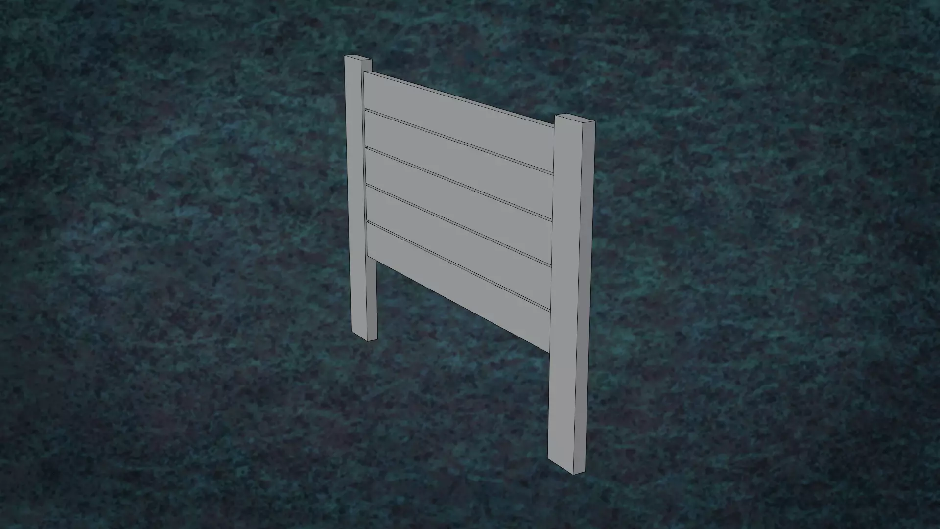 Barricades Defences Series Wall Wooden Line N1-6 G1 3D model_30