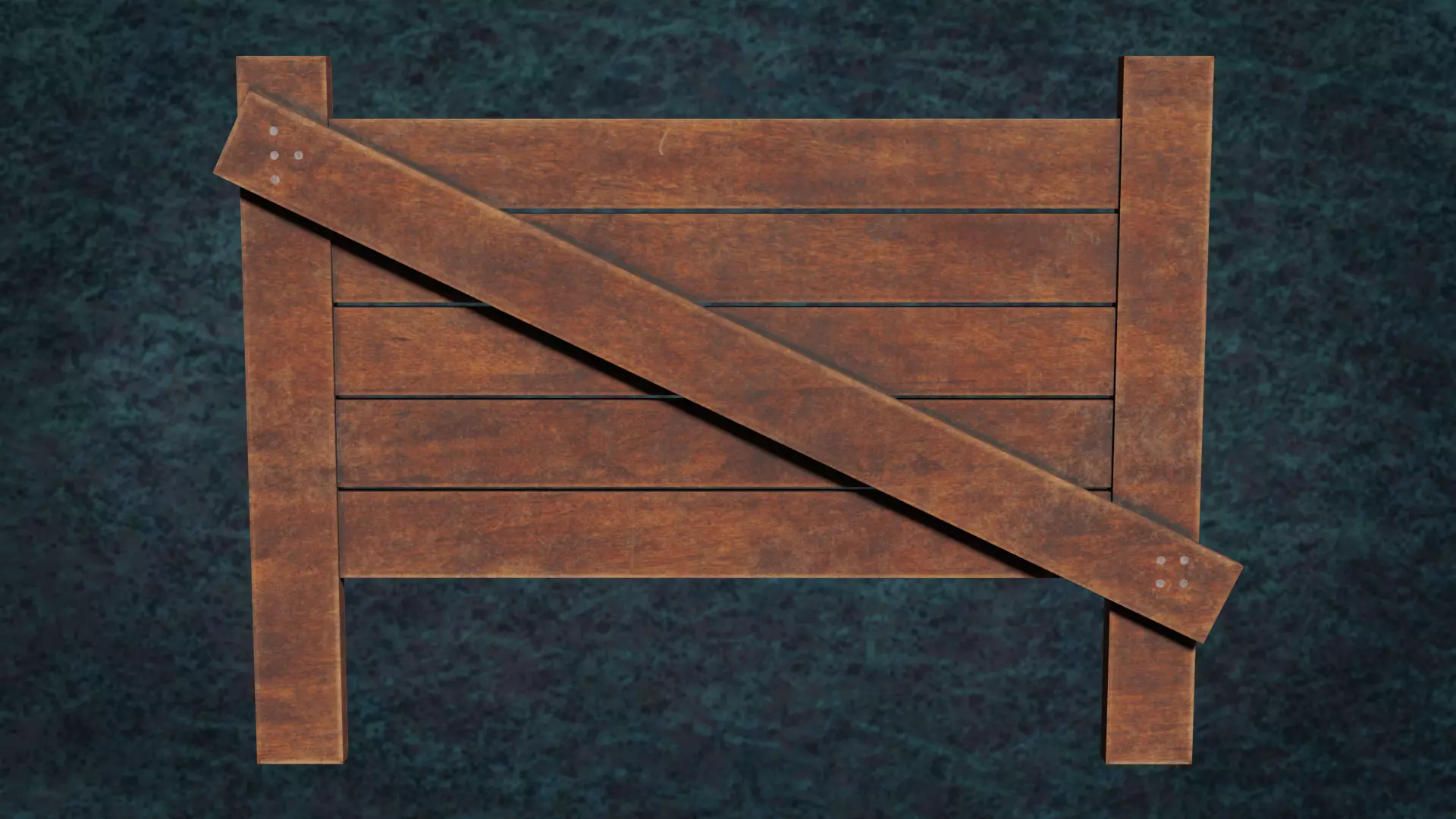 Barricades Defences Series Wall Wooden Line N1-6 G1 3D model_13