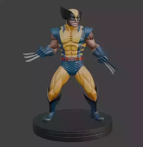 X-Men Wolverine 3D Model STL 3D Printing