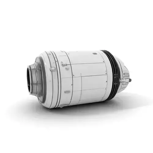 Sleek White Rocket model pack