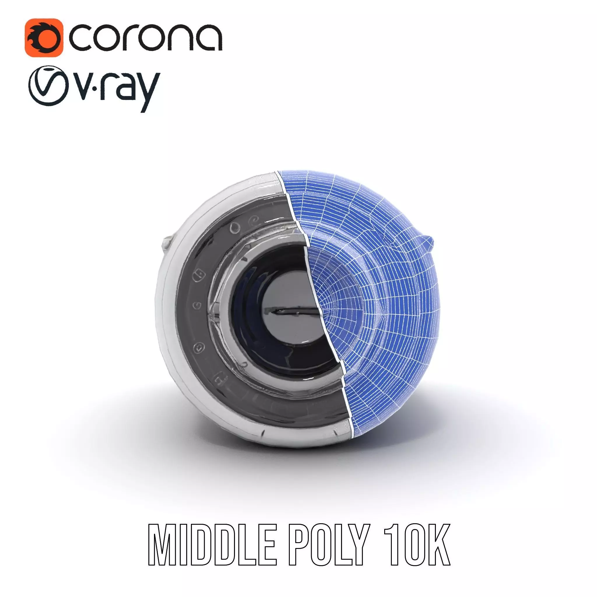 Sleek White Rocket model pack Low-poly 3D model_31