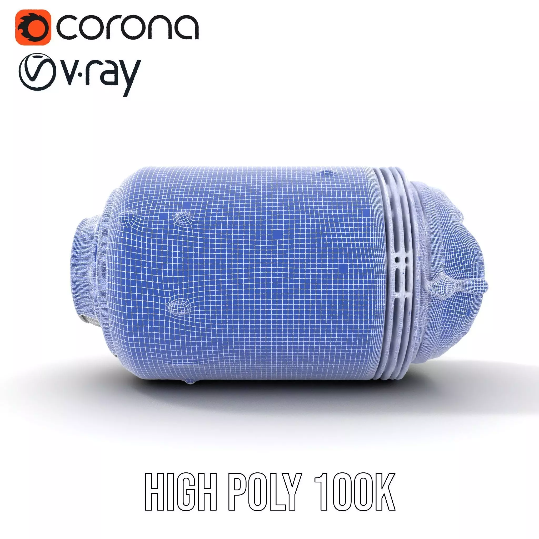 Sleek White Rocket model pack Low-poly 3D model_24