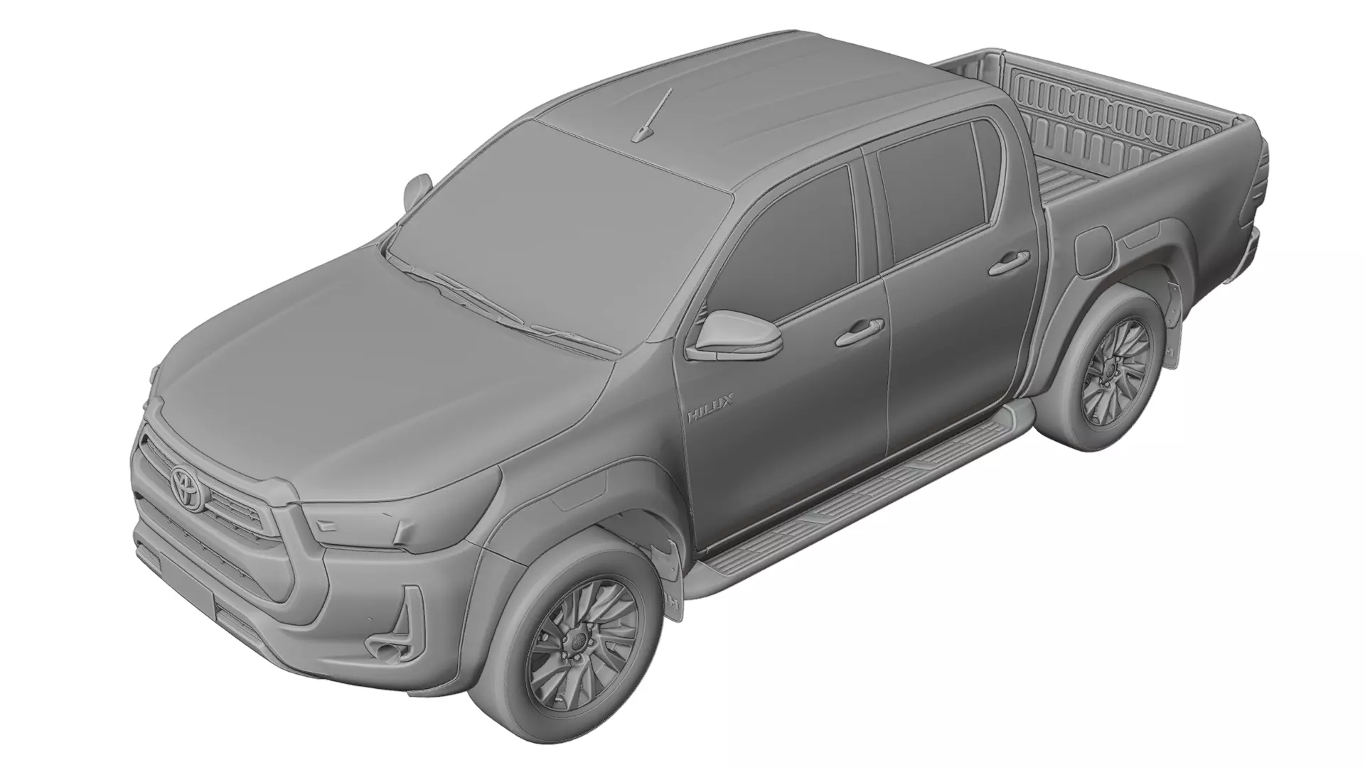 Toyota Hilux 2020 3D print model