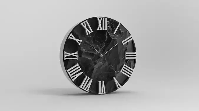 20 cm wall clock rock model