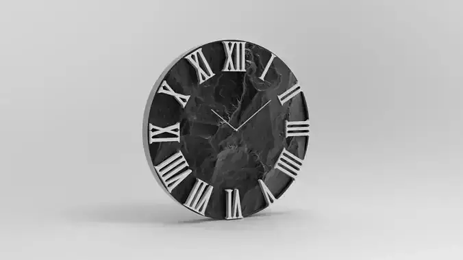 60 cm wall clock  rock model