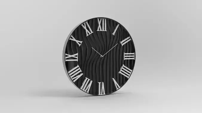 Wall clock 60 cm wind model