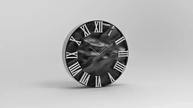 20 cm wall clock  ocean model