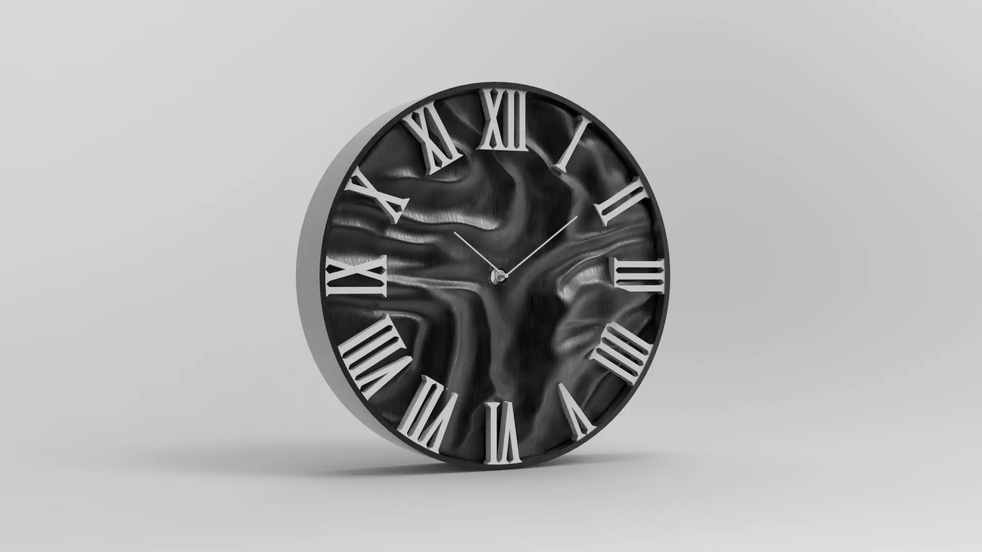 20 cm wall clock river model 3D print model