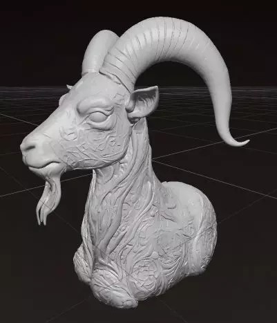 Majestic Ram 3D model_7