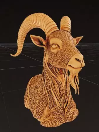Majestic Ram 3D model_2