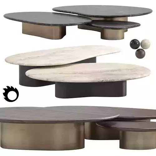 Minotti Bezier outdoor Coffee table