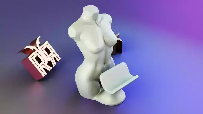 Girl Body Phone Stand