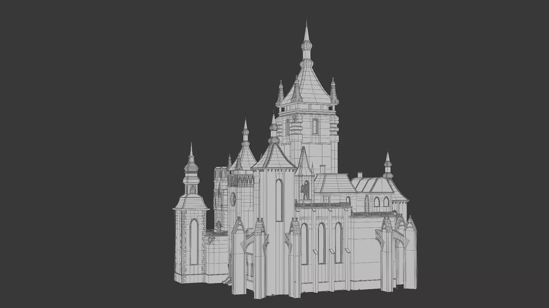 Dark Fantasy House LG G 3D model_1