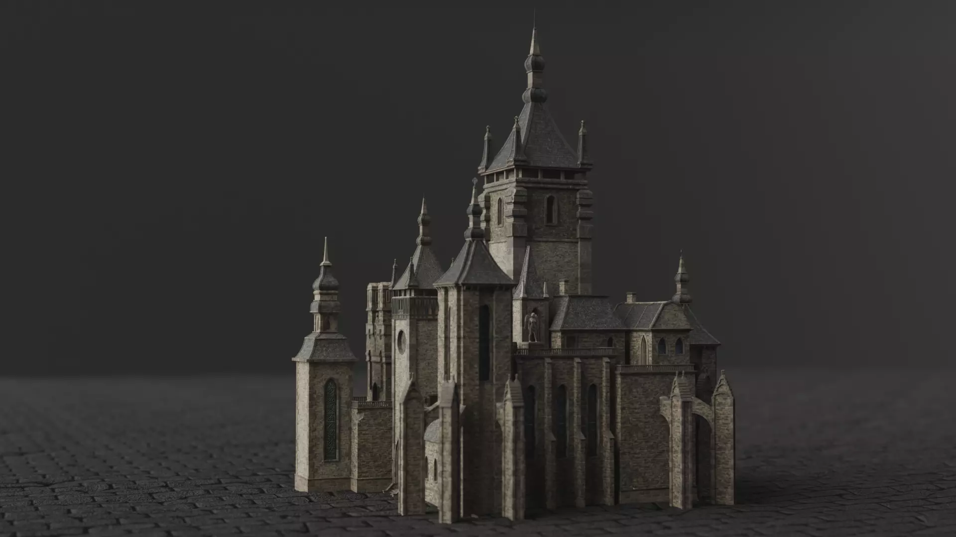Dark Fantasy House LG G 3D model_0