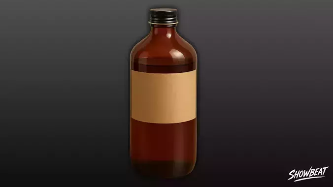 Amber Glass Bottle