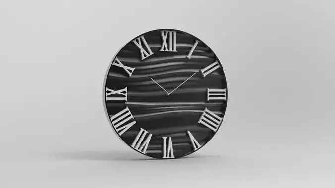 Wall clock 60 cm wind model