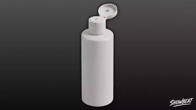 Plastic Flip Top Bottle