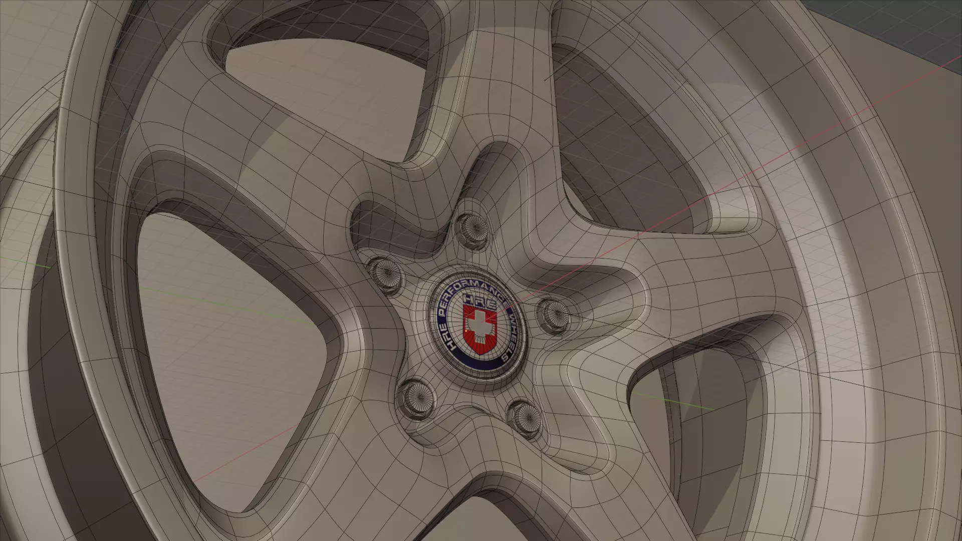 HRE Perfomance 527s Wheels 3D model_11