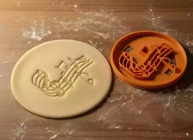 Music Notes Cookie Cutter