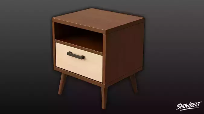 Wooden Bedside Table