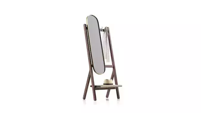Standing Mirror Ren Poltrona Frau 3D model