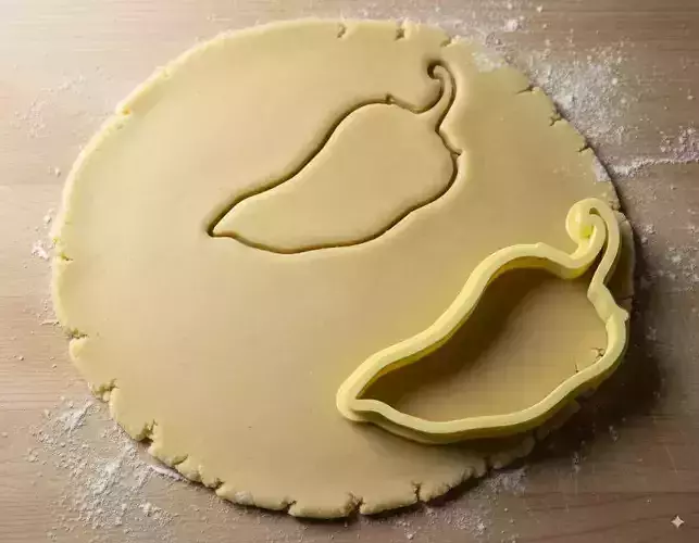 Chili Pepper Cookie Cutter 3D Print Model