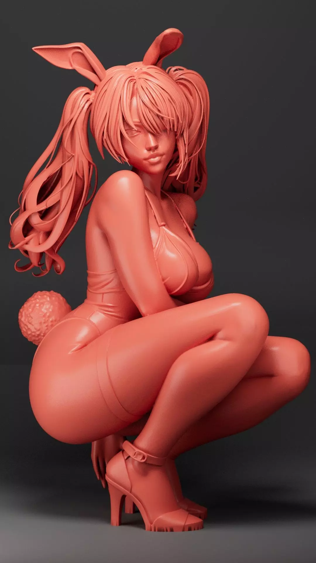 bunny girl 3D print model_8
