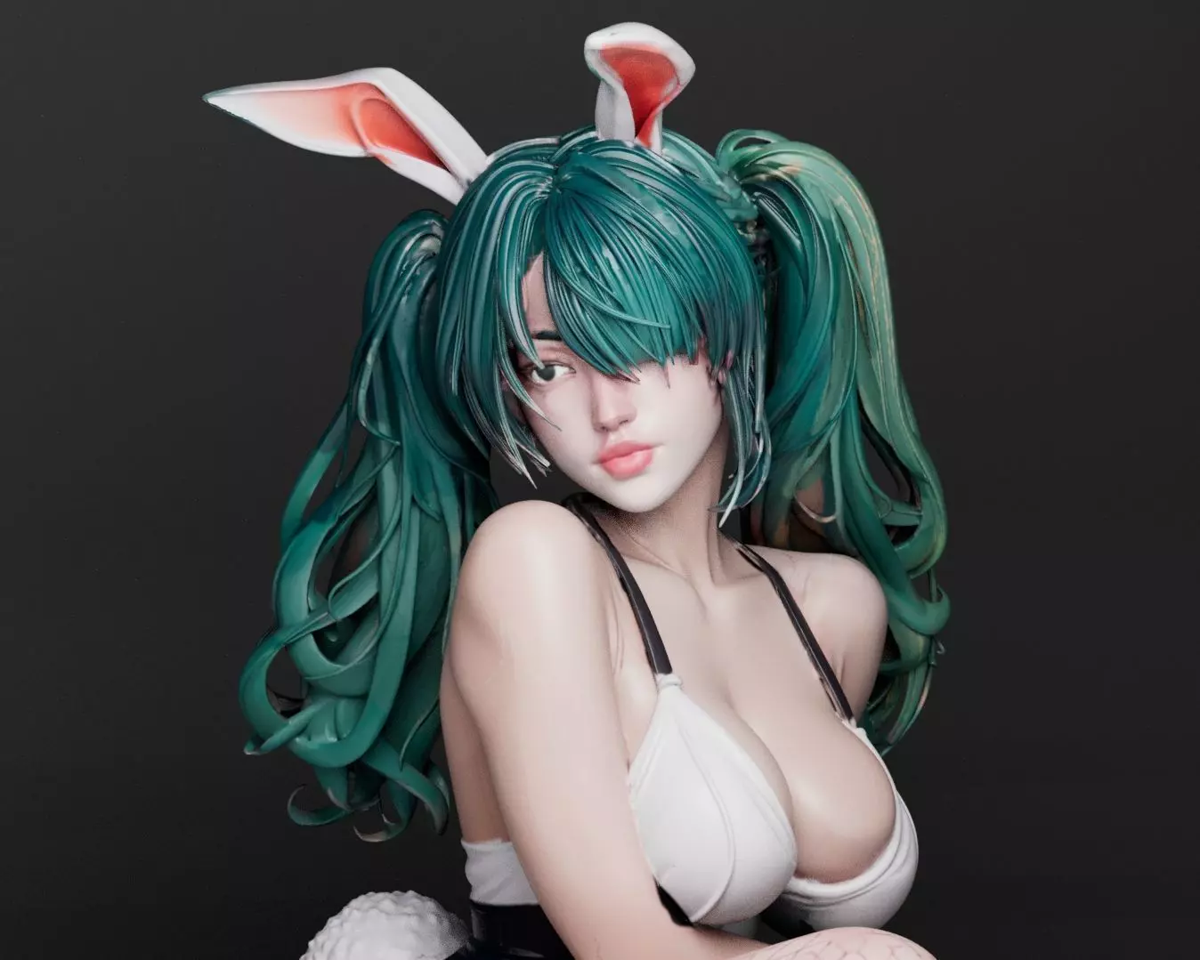 bunny girl 3D print model_1