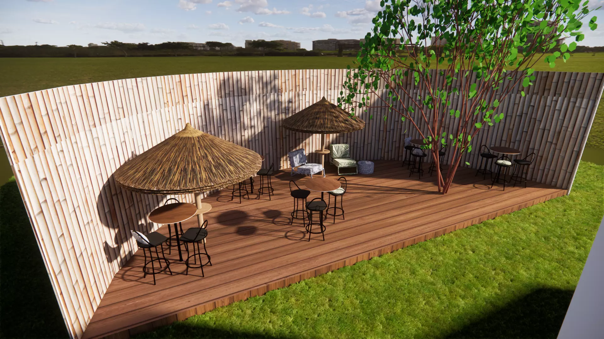 modern office interior design- 3D model_7